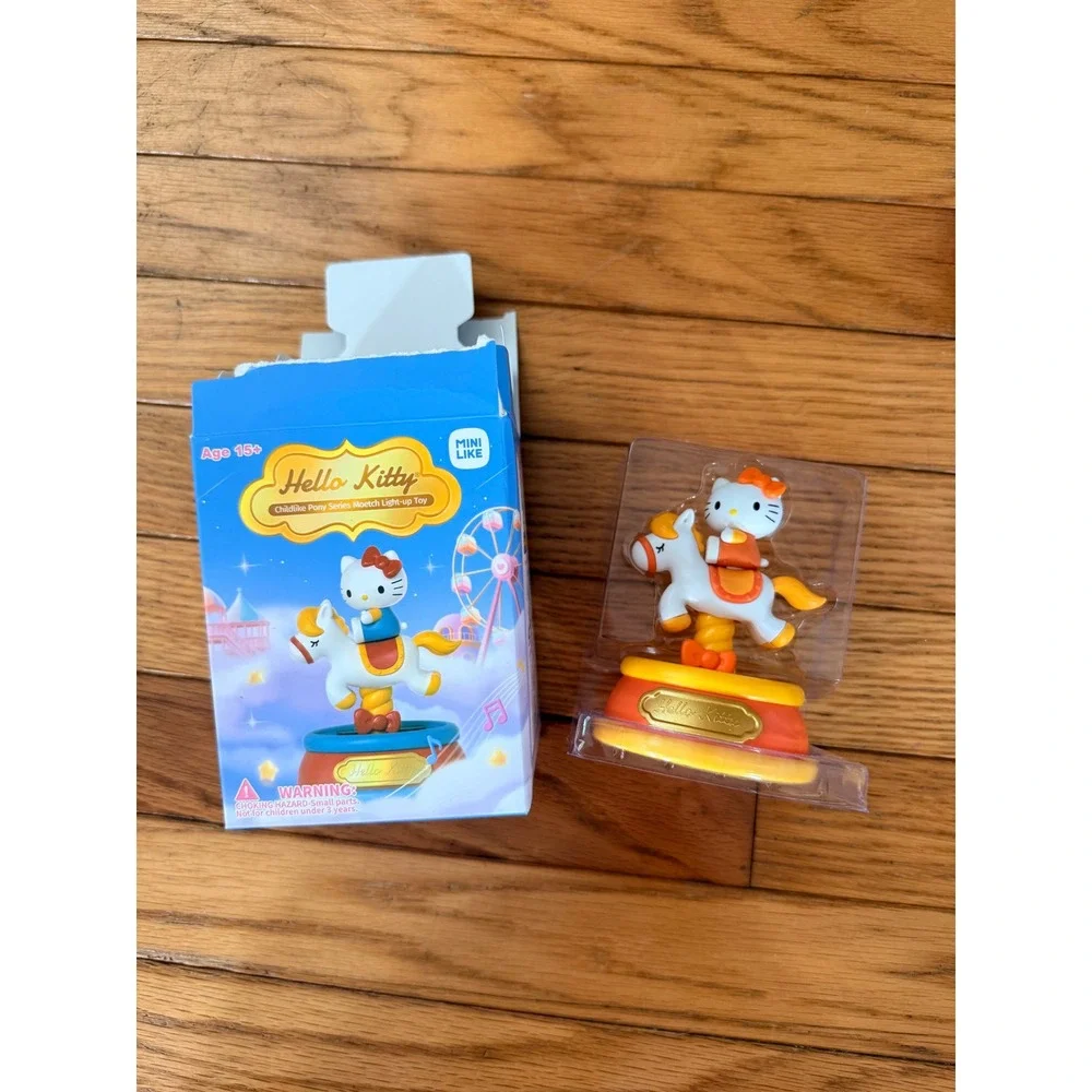 Sanrio Hello Kitty Childlike Pony Series Moetch Carousel Toy